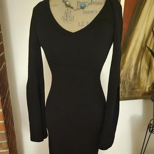 FN MORTICIA INSPIRED LONG BLACK DRESS 2020